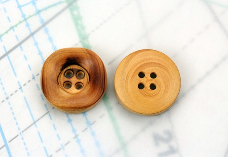 bouton en bois